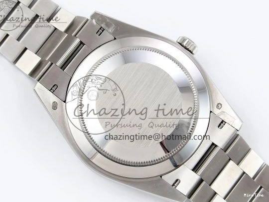 MiroTime 0108 DayDate 40 SS JDF 904L Steel White Roman Dial on President Bracelet VR3255 V3 (Gain Weight) Resilient 1424